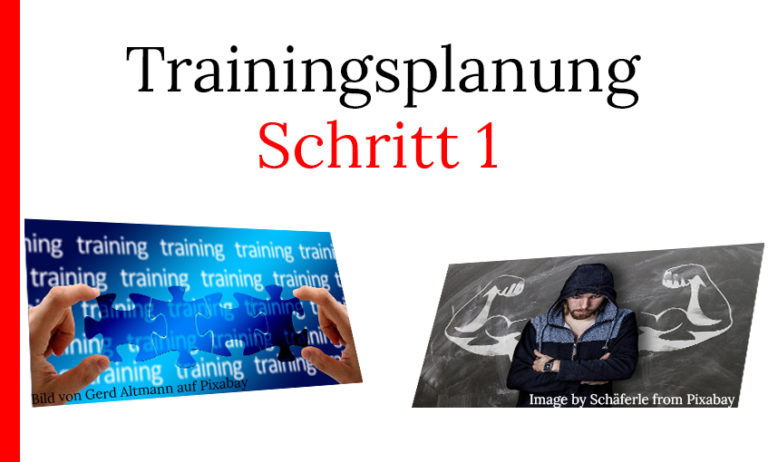 Trainingsplan erstellen erste Schritte